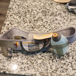 Natan Gray and Yellow Hydration Belt